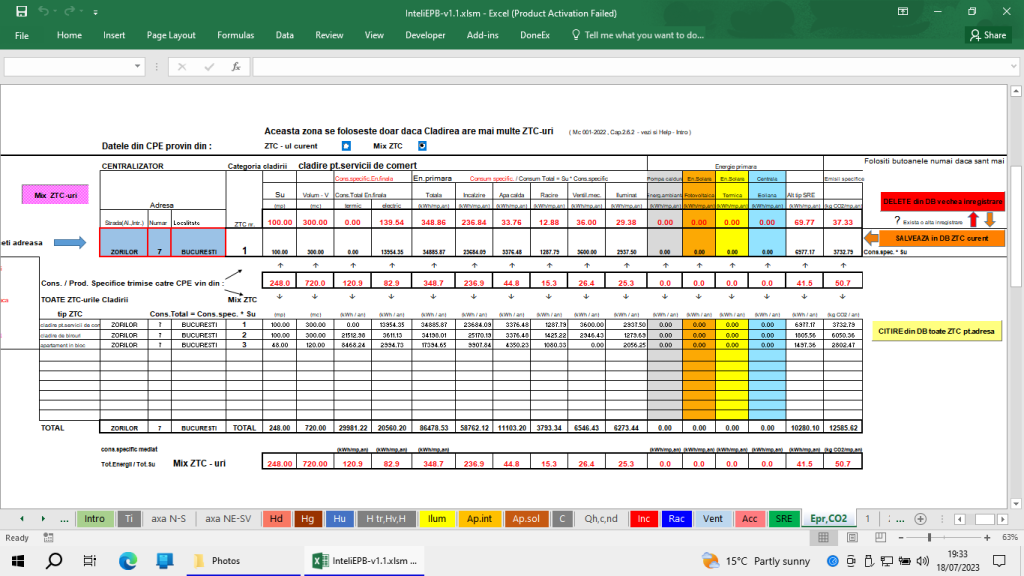aplicatie program software audit energetic certificate energetice