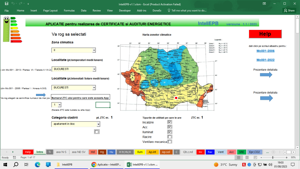 aplicatie program software audit energetic certificate energetice